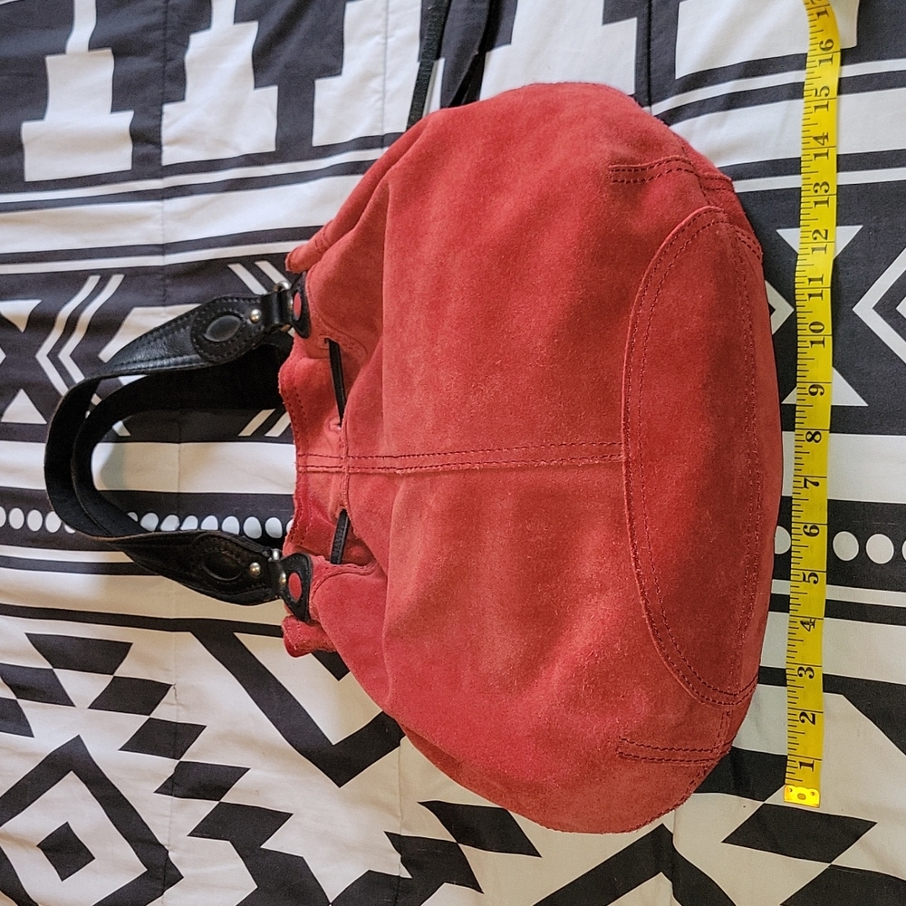 Lucky Brand Suede Leather Shoulder Bag - Picture 14 of 16